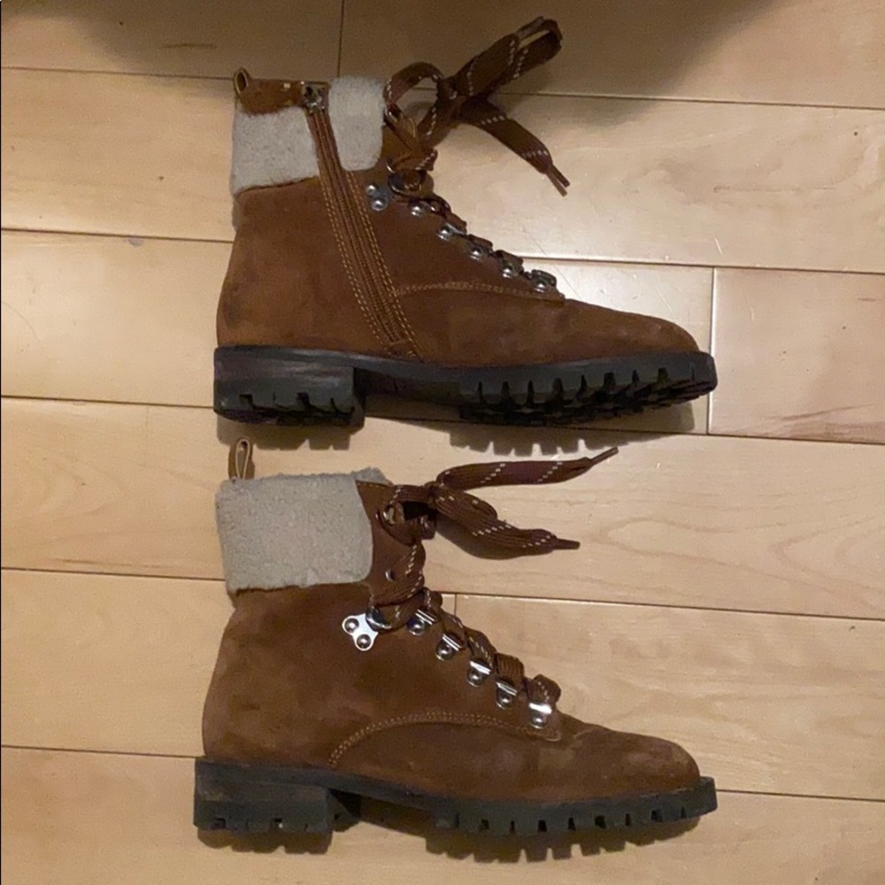 Rebecca Minkoff Suede Hiker Booties